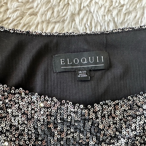 Embellished Sequin Sleeve Shirt - Picture 2 of 3